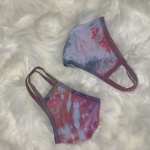 Tie Dye reusable Face Mask Magnolia Set